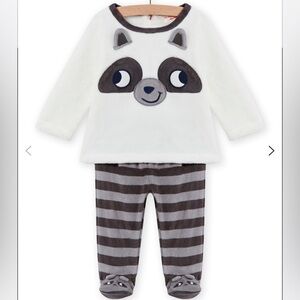 Du Pareil sz 6 months Racoon Outfit